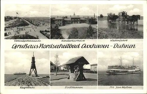 Duhnen Nordsee Kinderkurheim Wattenfahrt M.S. Jan Molsen