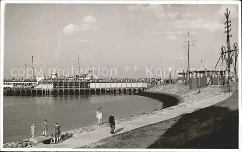 Cuxhaven Nordseebad Seebruecke Kat. Cuxhaven