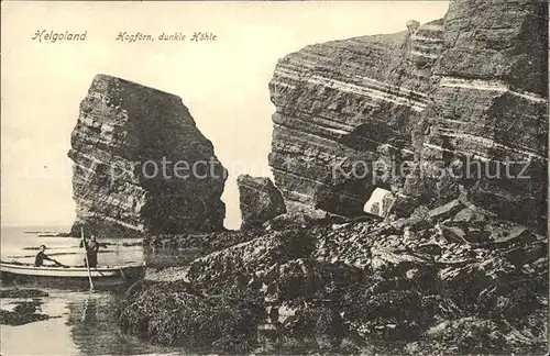 Helgoland Hogfoern und dunkle Hoehle / Helgoland /Pinneberg LKR