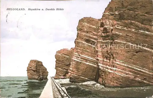 Helgoland Hoyshoern und dunkle Hoehle / Helgoland /Pinneberg LKR