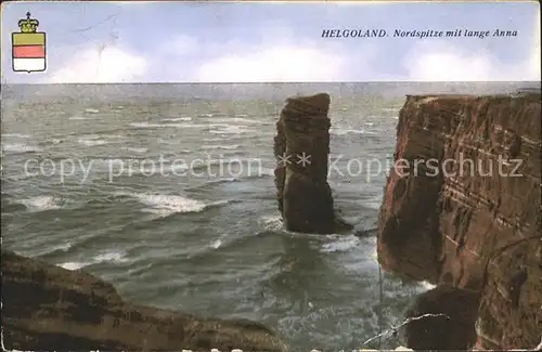 Helgoland Nodrspitze mit lange Anna / Helgoland /Pinneberg LKR