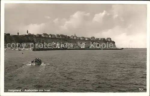 Helgoland Ausbooten zur Insel / Helgoland /Pinneberg LKR