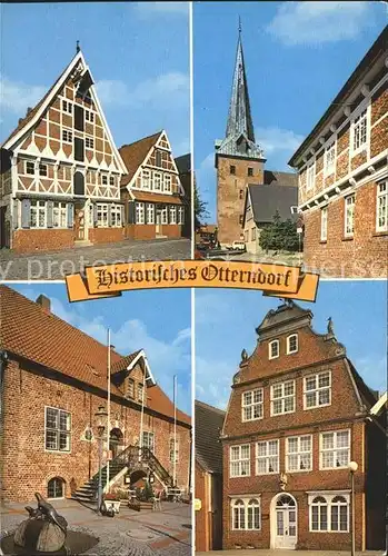 Otterndorf Niederelbe Fachwerkhaus Kirche  Kat. Otterndorf