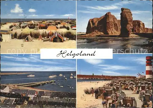 Helgoland Campingplatz auf der Duene Nordspitze  / Helgoland /Pinneberg LKR