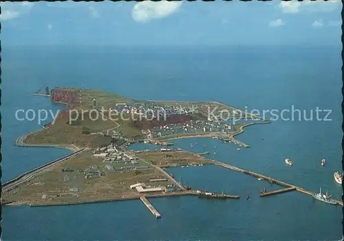 Helgoland Fliegeraufnahme von Sueden / Helgoland /Pinneberg LKR