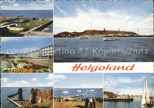 Helgoland Schwimmbad Reede Suedstrand Lange Anna Oberland  / Helgoland /Pinneberg LKR