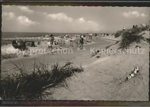 Cuxhaven Nordseebad Strand Kat. Cuxhaven