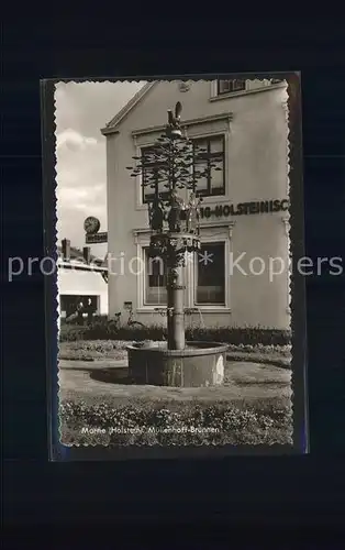 Marne Holstein Muellenhoff Brunnen  Kat. Marne