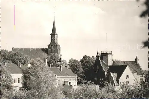 Kellinghusen Kirche und Rathaus Kat. Kellinghusen