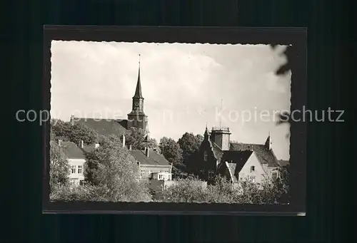 Kellinghusen Kirche und Rathaus Kat. Kellinghusen