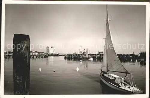 Cuxhaven Nordseebad Yachthafen Kat. Cuxhaven