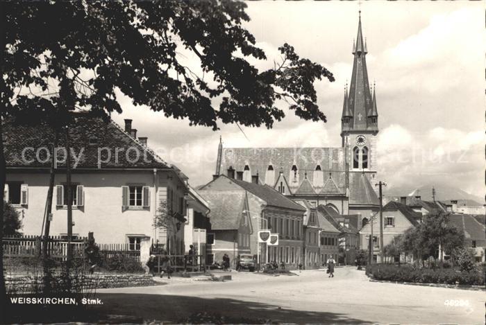 Weisskirchen Steiermark Kirche Kat. Weisskirchen in Steiermark Nr