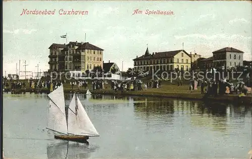 Cuxhaven Nordseebad Spielbassin Kat. Cuxhaven