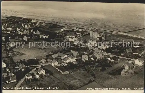 Duhnen Nordsee Fliegeraufnahme