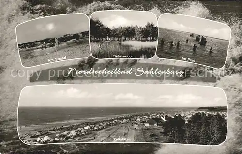 Sahlenburg Strand Finkenmoor Im Priel Zeltplaetze Kat. Cuxhaven