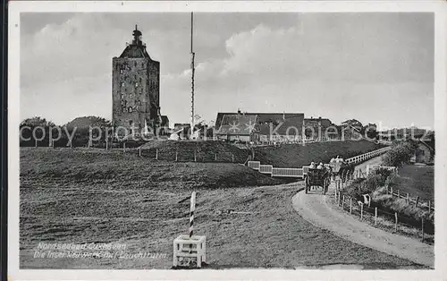 Cuxhaven Nordseebad Insel Neuwerk Leuchtturm Kat. Cuxhaven
