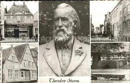 Husum Nordfriesland Theodor Storm  Geburtshaus Wohnhaus Elternhaus Grabstaette / Husum /Nordfriesland LKR