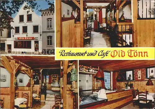 Toenning Nordseebad Restaurant Cafe Old Toenn Kat. Toenning