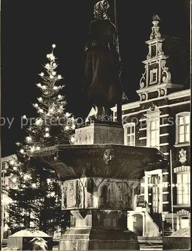 Husum Nordfriesland Brunnen Nacht / Husum /Nordfriesland LKR