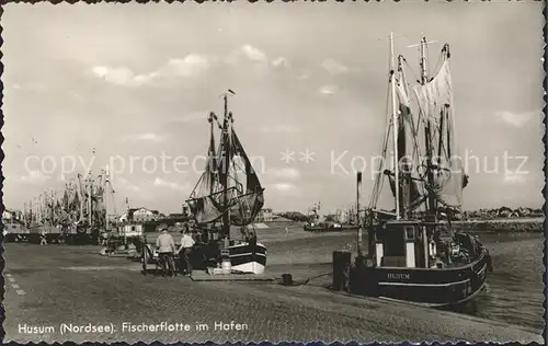 Husum Nordfriesland Fischerflotte Hafen / Husum /Nordfriesland LKR