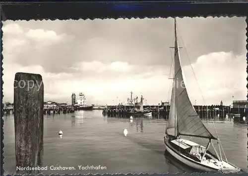 Cuxhaven Nordseebad Yachthafen Kat. Cuxhaven