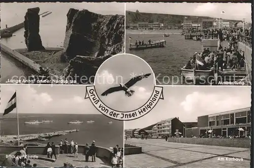 Helgoland Lange Anna Ausbootung Am Kurhaus Blick zur Reede / Helgoland /Pinneberg LKR