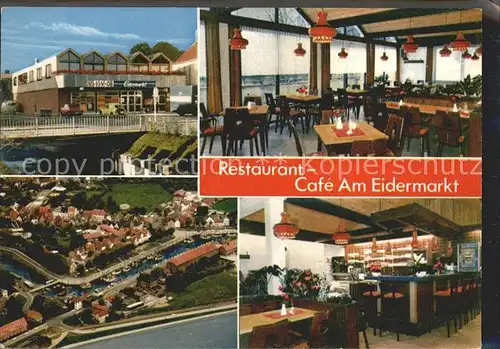 Toenning Nordseebad Restaurant Cafe Am Eidermarkt Kat. Toenning