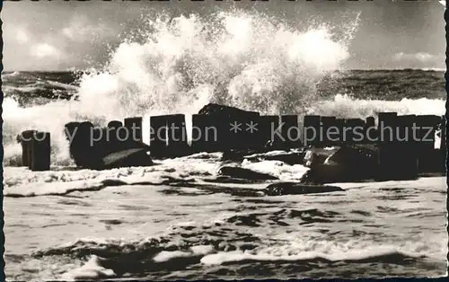 Wenningstedt Sylt Spritzer Buhnen Kat. Wenningstedt Braderup (Sylt)