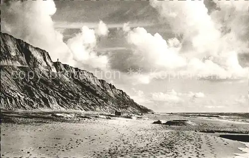 Wenningstedt Sylt Rotes Kliff Strand Kat. Wenningstedt Braderup (Sylt)