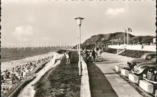 Wenningstedt Sylt Promenade Strand Kat. Wenningstedt Braderup (Sylt)