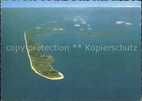 Insel Sylt Fliegeraufnahme von Sueden mit Insel Roem Kat. Westerland