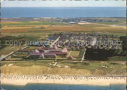 Westerland Sylt Nordseeklinik  Sanatorium Fliegeraufnahme Kat. Westerland