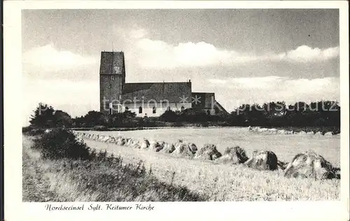 Sylt Keitumer Kirche Kat. Sylt Ost