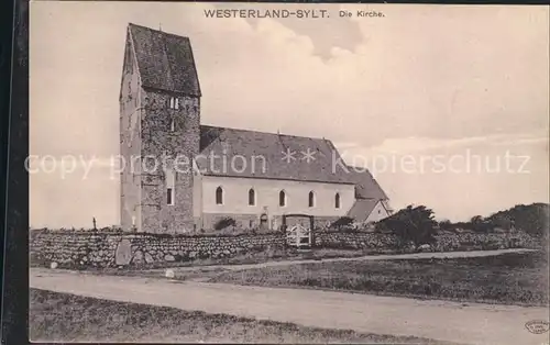 Westerland Sylt Kirche Kat. Westerland