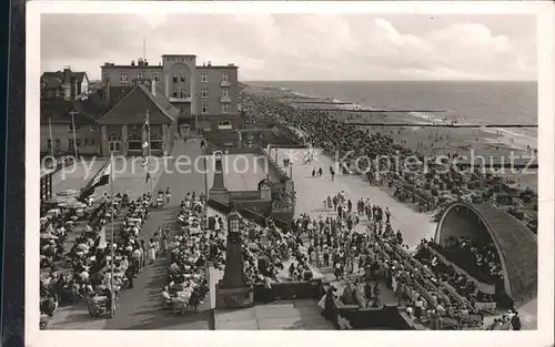 Westerland Sylt Promenade und Kurkonzert Kat. Westerland