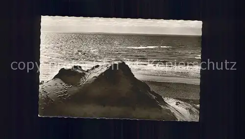 Kampen Sylt Abendstimmung in den Duenen Kat. Kampen (Sylt)