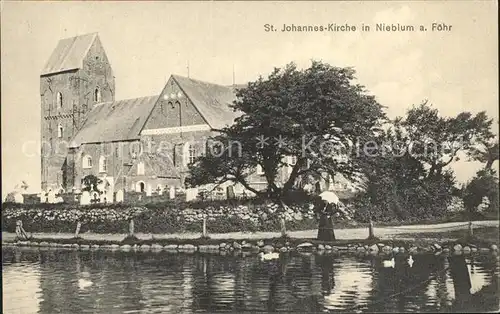 Nieblum Sankt Johannes Kirche / Nieblum Insel Foehr /Nordfriesland LKR