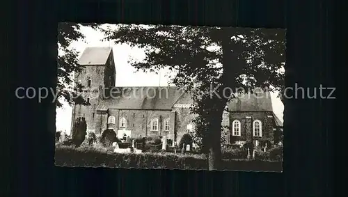 Nieblum Kirche Sankt Johannis / Nieblum Insel Foehr /Nordfriesland LKR