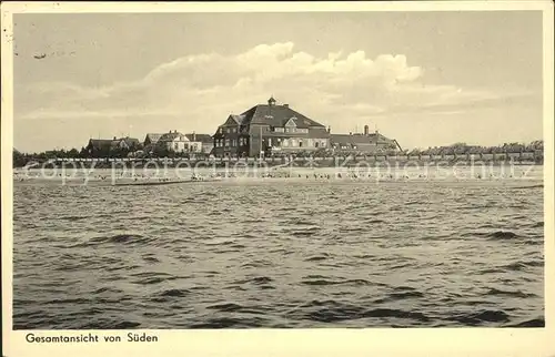 Insel Foehr Berliner Kinderheilstaette Schoeneberg Suedstrand Kat. Wyk auf Foehr