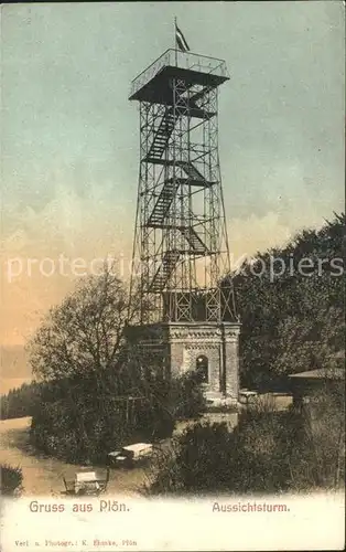 Ploen See Aussichtsturm Kat. Ploen