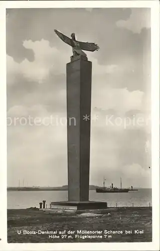 Kiel U Boots  Denkmal Kat. Kiel
