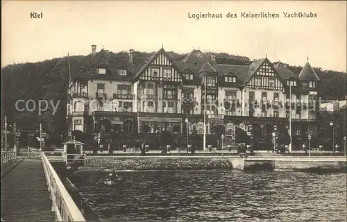 Kiel Logierhaus Kaiserlichen Yachtklubs Kat. Kiel