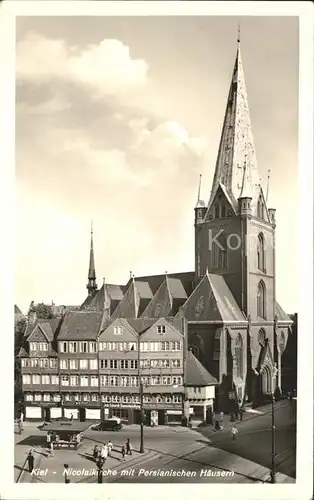 Kiel Nicolaikirche Persianischen Haeusern Kat. Kiel