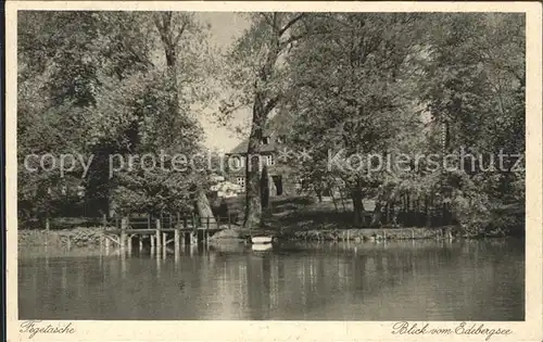 Ploen See Gasthof zur Fegetasche Edebergsee Kat. Ploen