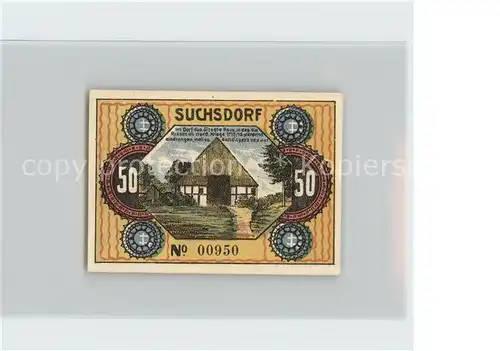 Suchsdorf Notgeld 50 Pfennig Kat. Kiel