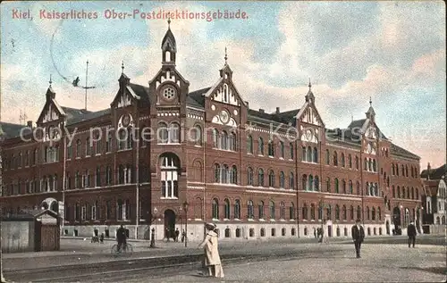 Kiel Kaiserliches Ober  Postdirektionsgebaeude Kat. Kiel