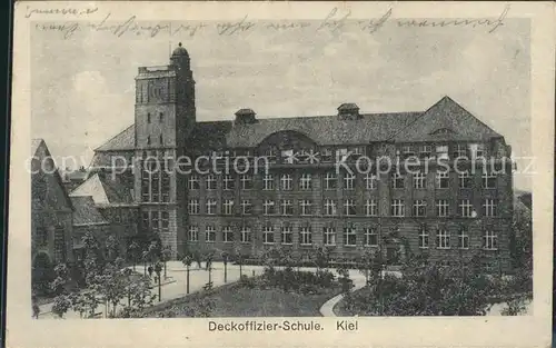 Kiel Deckoffizier  Schule Kat. Kiel