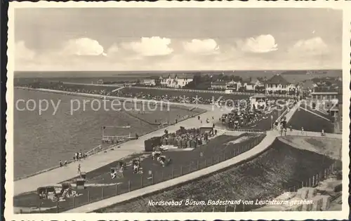 Buesum Nordseebad Badestrand Kat. Buesum