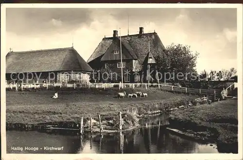 Hallig Hooge Kirchwarf Kat. Hooge