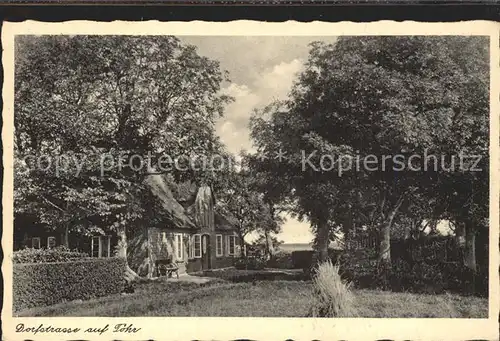 Insel Foehr Dorfstrasse Kat. Wyk auf Foehr